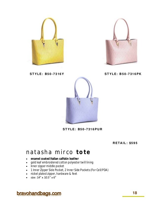2015 Bravo Handbags Catalog
