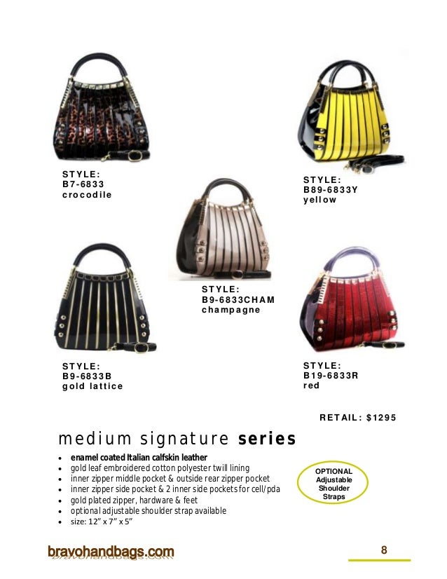 2015 Bravo Handbags Catalog
