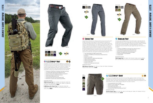 Taille r/églable 5.11 Short Tactique pour Homme Taclite Pro 11 Style 73308