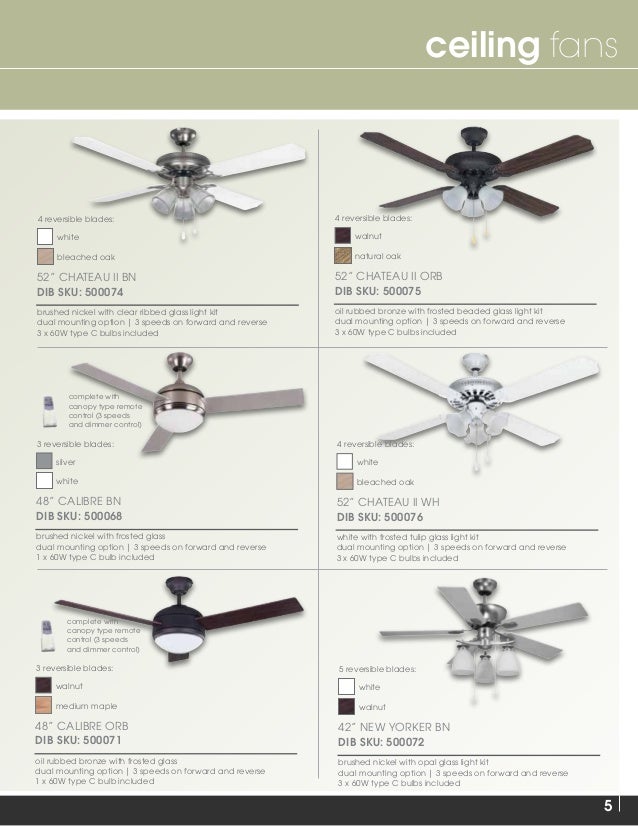 2015 Ceiling Fan Catalog