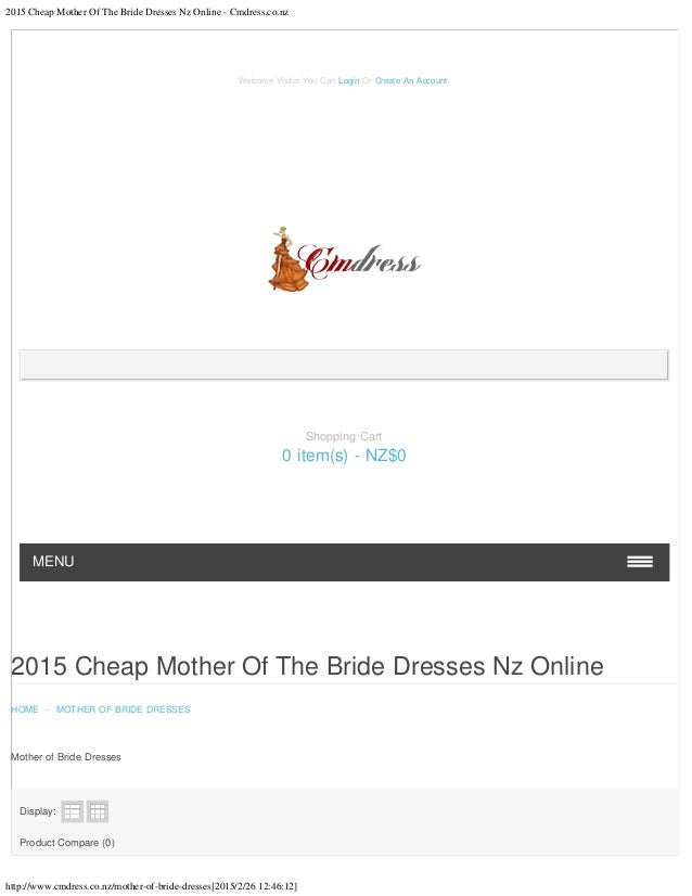 cheap mother of the bride dresses online