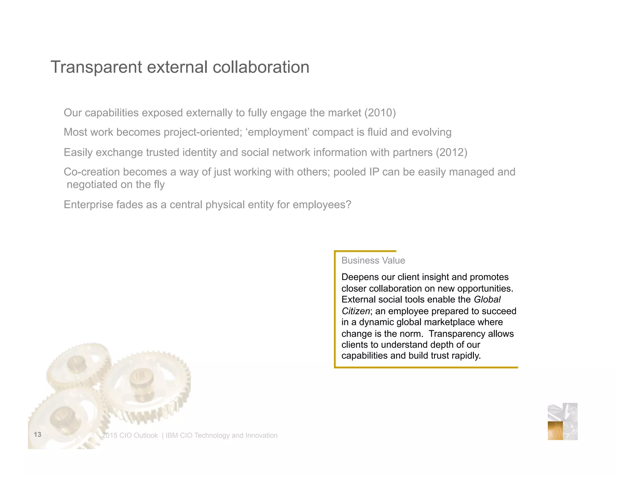 2015 CIO Outlook Presentation