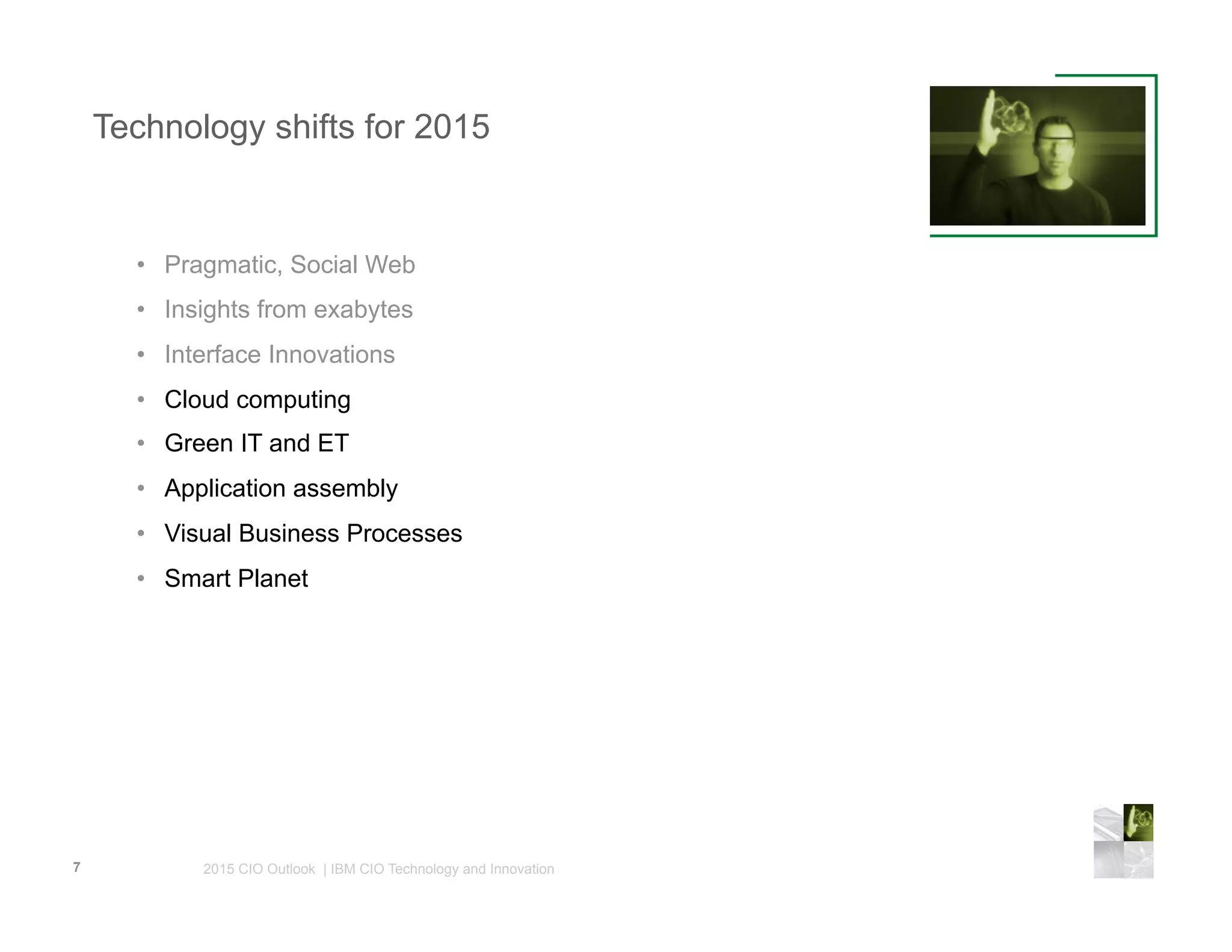 2015 CIO Outlook Presentation