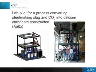 Carbon Capture and Storage (CCSP) research program overview | PDF