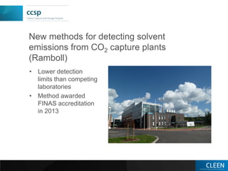 Carbon Capture and Storage (CCSP) research program overview | PDF