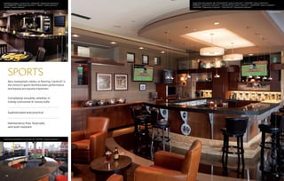 SPORTS
Bars, backsplash, tables, or flooring, Cambria®
is
the choice in sports facilities when performance
and beauty are equally important.
Completely versatile, whether in
a busy concourse or luxury suite
Sophisticated and practical
Maintenance free, food safe,
and stain resistant
Budweiser Gardens, London, ON • LANESHAWTM
Waterstone CollectionTM
HOLLINSBROOKTM
Waterstone CollectionTM
• MENAITM
Jewel CollectionTM
MINERATM
Jewel CollectionTM
Target Field, Minneapolis, MN • BLACKWOODTM
Quarry CollectionTM
• ASHFORDTM
Quarry CollectionTM
ABERDEENTM
Waterstone CollectionTM
• OAKHAMPTONTM
Desert CollectionTM
• YORKSHIRETM
Desert CollectionTM
LANESHAWTM
Waterstone CollectionTM
• WELLINGTONTM
Waterstone CollectionTM
Great American Ball Park, Cincinnati, OH • OXFORDTM
Quarry CollectionTM
WellingtonCambriaCompanyLLCLaneshawU.S.PatentD712,161/CambriaCompanyLLC
HollinsbrookU.S.PatentD712,669/CambriaCompanyLLC
LaneshawU.S.PatentD712,161/CambriaCompanyLLC
MenaiU.S.PatentD737,058
14
Gary Nicholls & Diane Moore • Nicholls & Associates Limited SKD Architects
15
AberdeenCambriaCompanyLLC
 