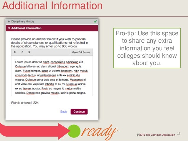 example common app essays