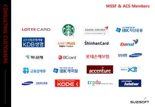 CONSULTINGCUSTOMERS
WSSF & ACS Members
 