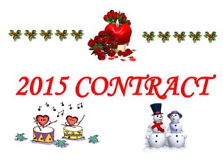 2015 CONTRACT
 
