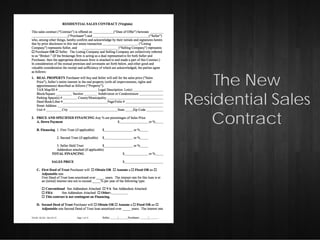 NVAR Standard Contract Form Changes - January 2015