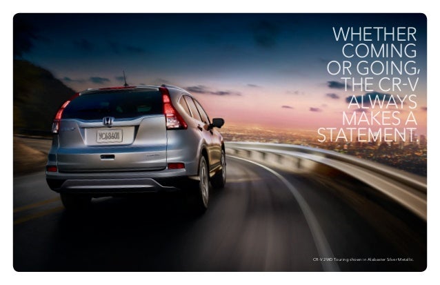 2015 Honda CR-V Brochure | Jackson MS area Honda Dealer 2015 Honda CR-V Brochure | Jackson MS area Honda Dealer