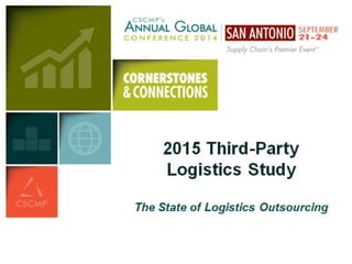 1 
2015 Third-Party Logistics Study – Results and Findings of the 19th Annual Study 
 