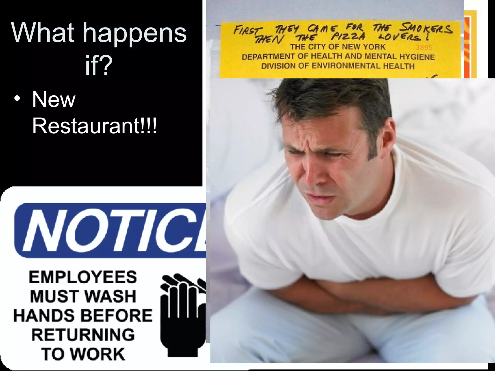 What happens
if?
• New
Restaurant!!!
 