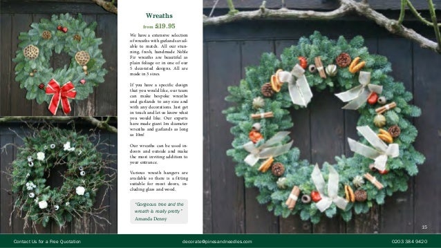 Christmas Decoration Service Brochure