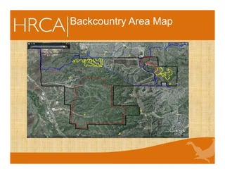 Backcountry Area Map
 