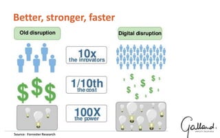 Source: Forrester Research
Better, stronger, faster
 
