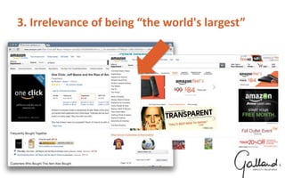 3. Irrelevance of being “the world's largest”
 