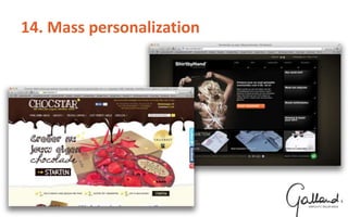 14. Mass personalization
 