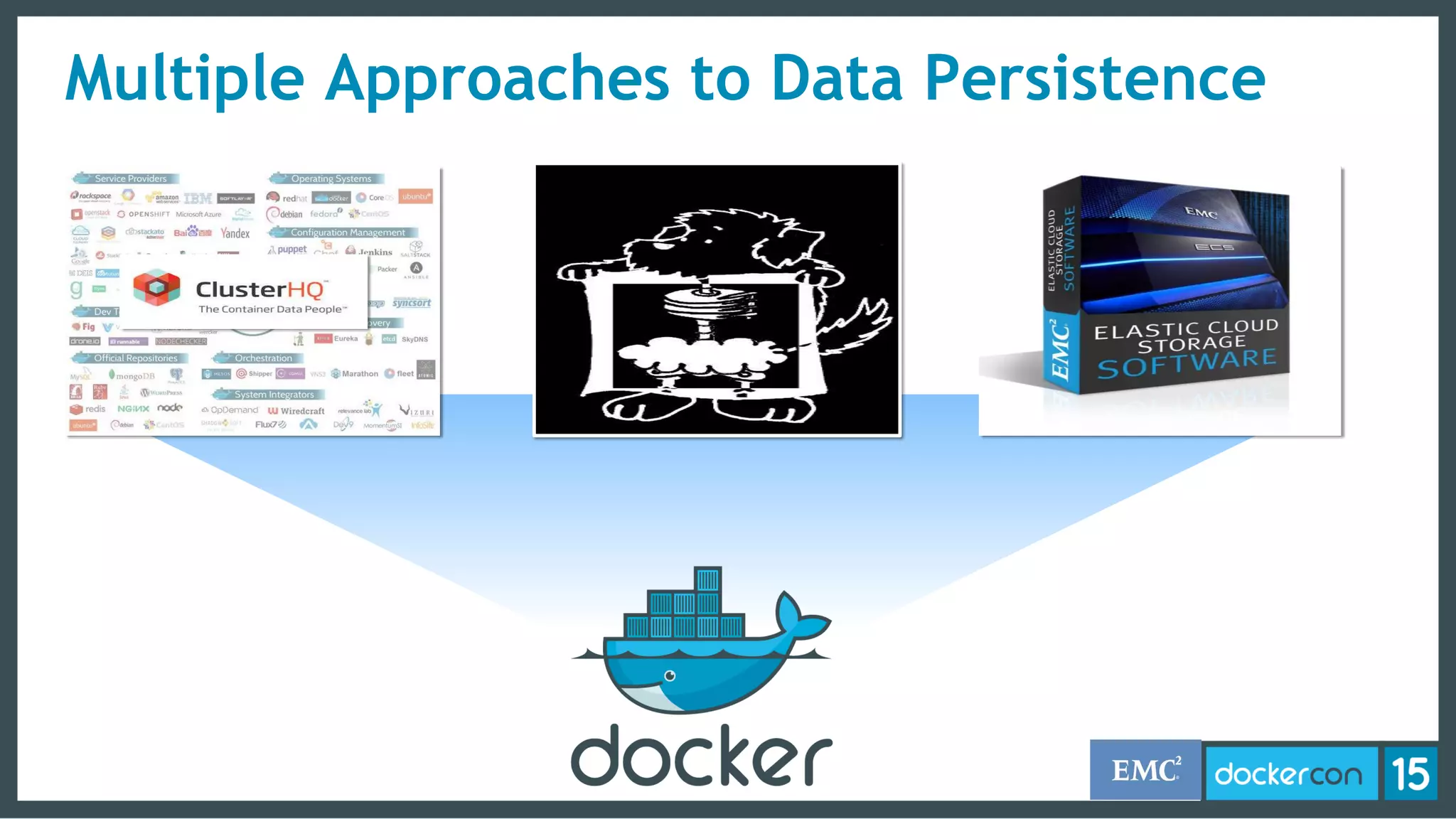 Multiple Approaches to Data Persistence
 