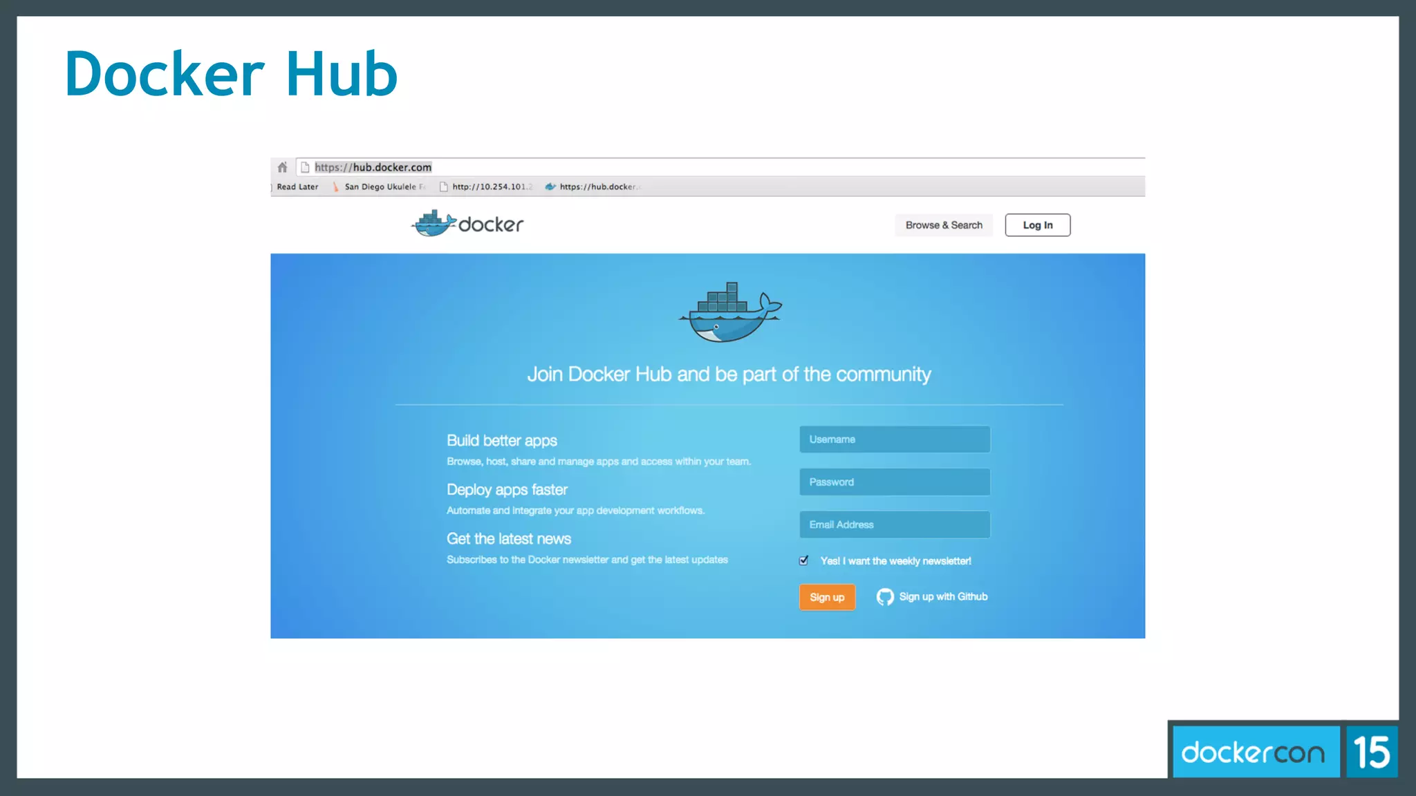 Docker Hub
 