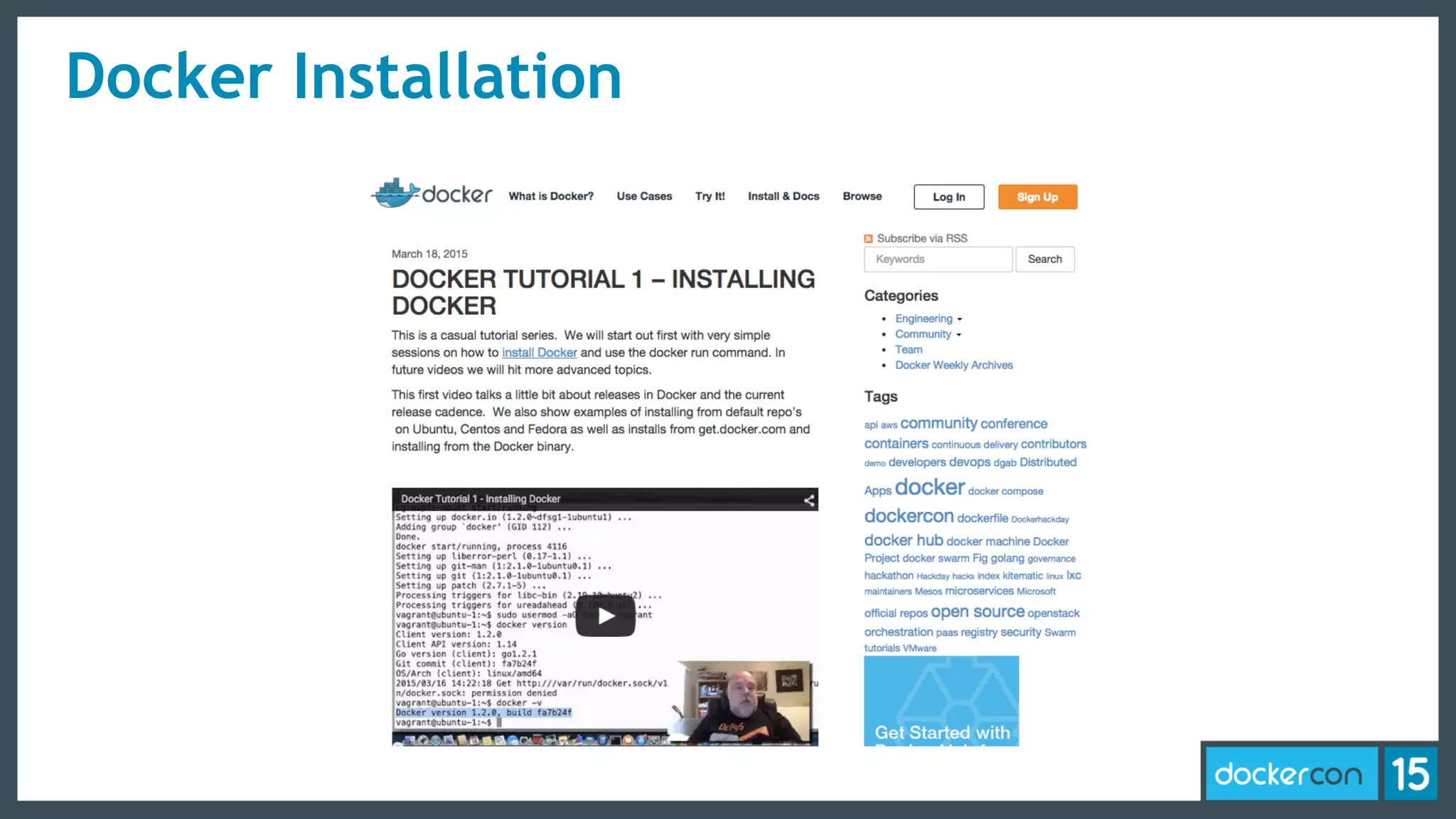 Docker Installation
 