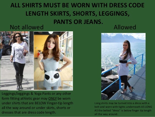 Dress code powerpoint 2014 2015