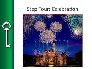 Step
Four:
Celebra5on