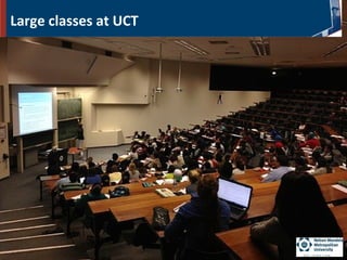 Large classes at UCT
 