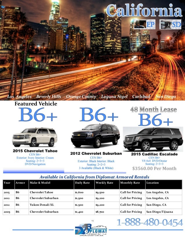 2015 Embassy Book From Diplomat Armored Rentals Armored