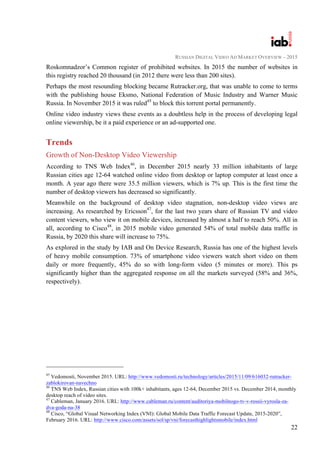 Russian Digital Video Ad market overview | PDF
