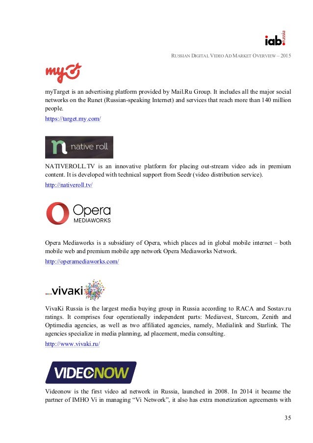 advertising spend by medium russia
