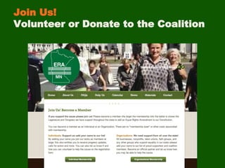 Join Us!
Volunteer or Donate to the Coalition
 