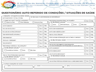 Produção de cuidado na ESF: Estratificação da Vulnerabilidade familiar
Leonardo Cançado Monteiro Savassi
Universidade Federal de Ouro Preto e Universidade Federal de Minas Gerais
43
O que muda com o SIS-AB?
4. Fim do código específico de algumas doenças
(na ficha agora individual).
 