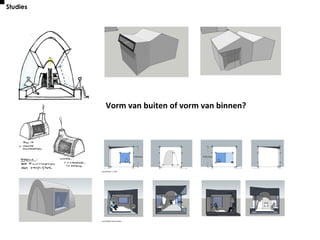 Studies
Vorm van buiten of vorm van binnen?
 