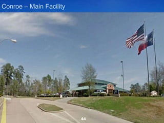 Conroe – Main Facility
44
 