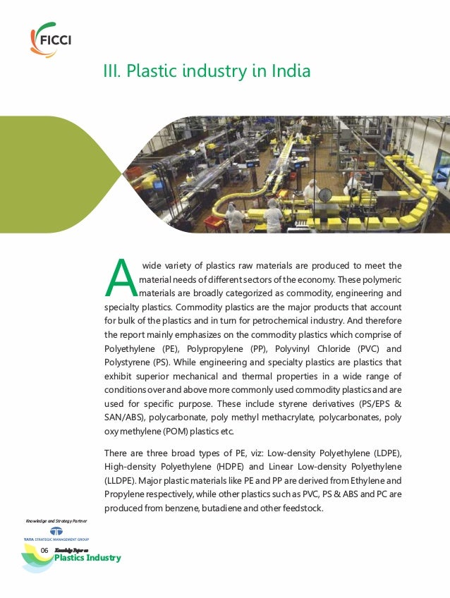 Knowledge Paper on Plastics Industry National Conference on Potentia…