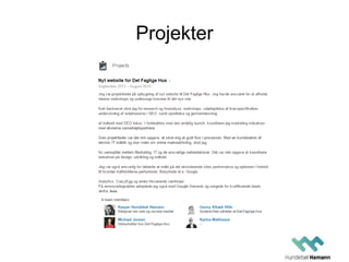 Projekter
 