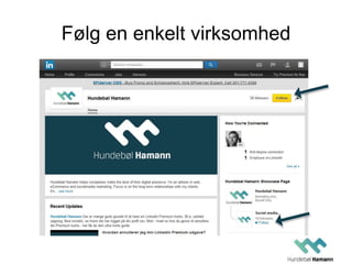 Følg en enkelt virksomhed
 