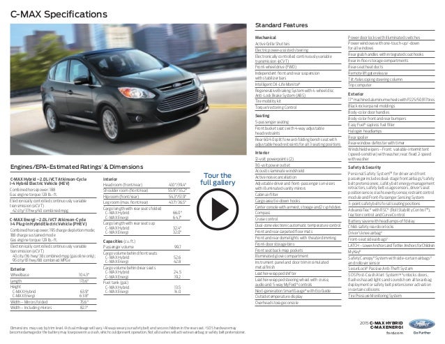 15 Ford C Max Hybrid Energi Information Brochure Bloomington Ford 15 Ford C Max Hybrid Energi Information Brochure Bloomington Ford