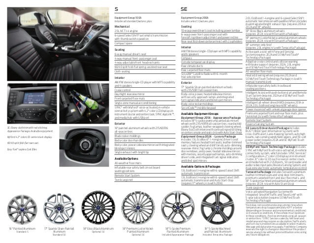 2015 Ford Fusion Brochure | Farmington NM Ford Dealer