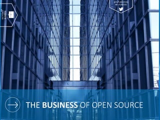 THE BUSINESS OF OPEN SOURCE
SECTION5
BUSINESS
@FUTUREOFOSS
#FUTUREOSS
 
