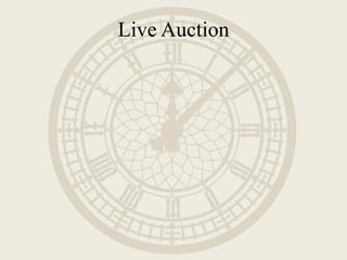 Live Auction
 