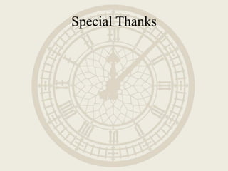 Special Thanks
 
