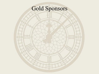 Gold Sponsors
 