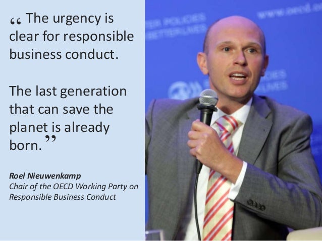 Who said what at the 2015 Global Forum on Responsible Business Conduct Slide 3