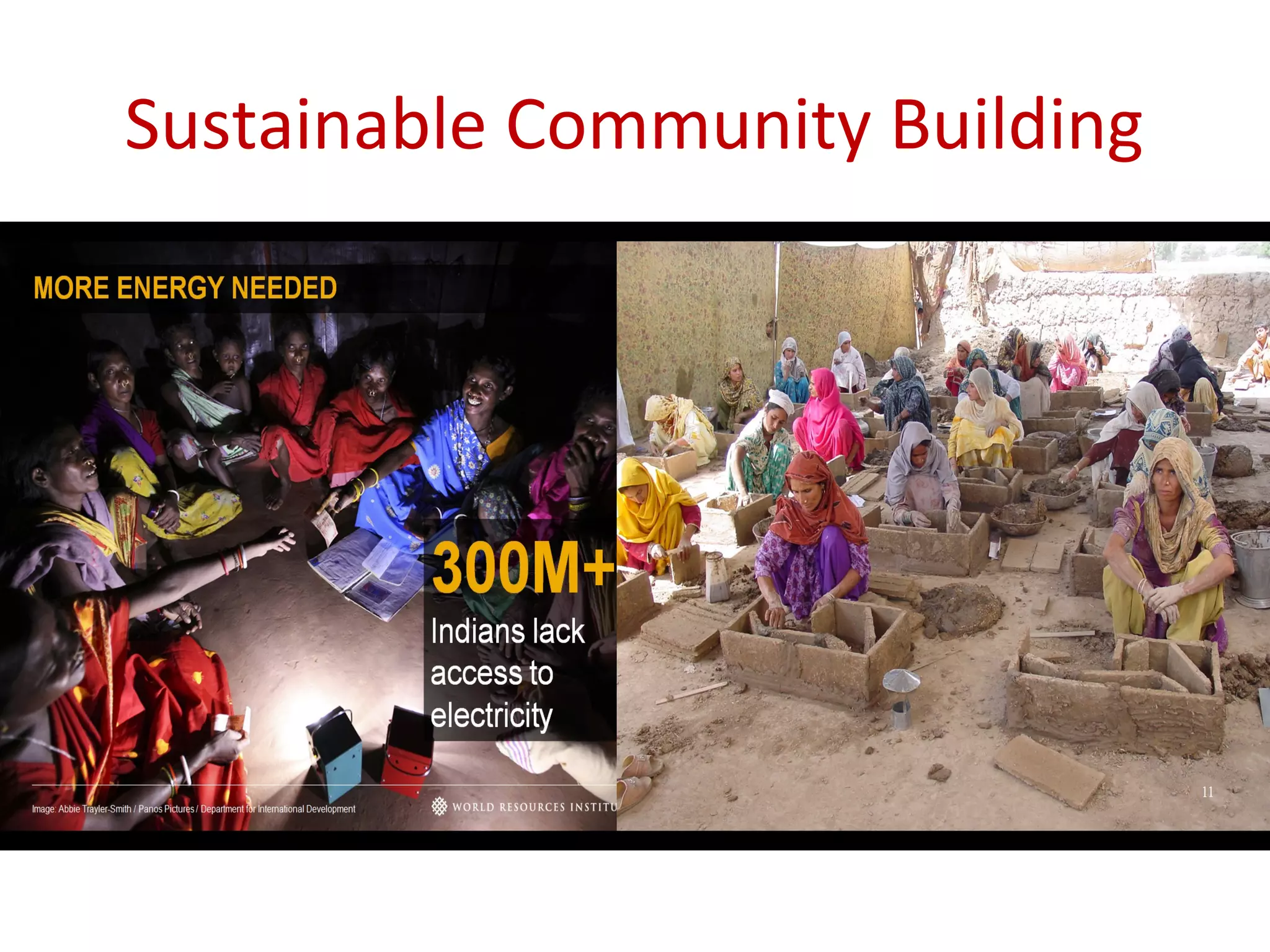 Sustainable Community Building
 