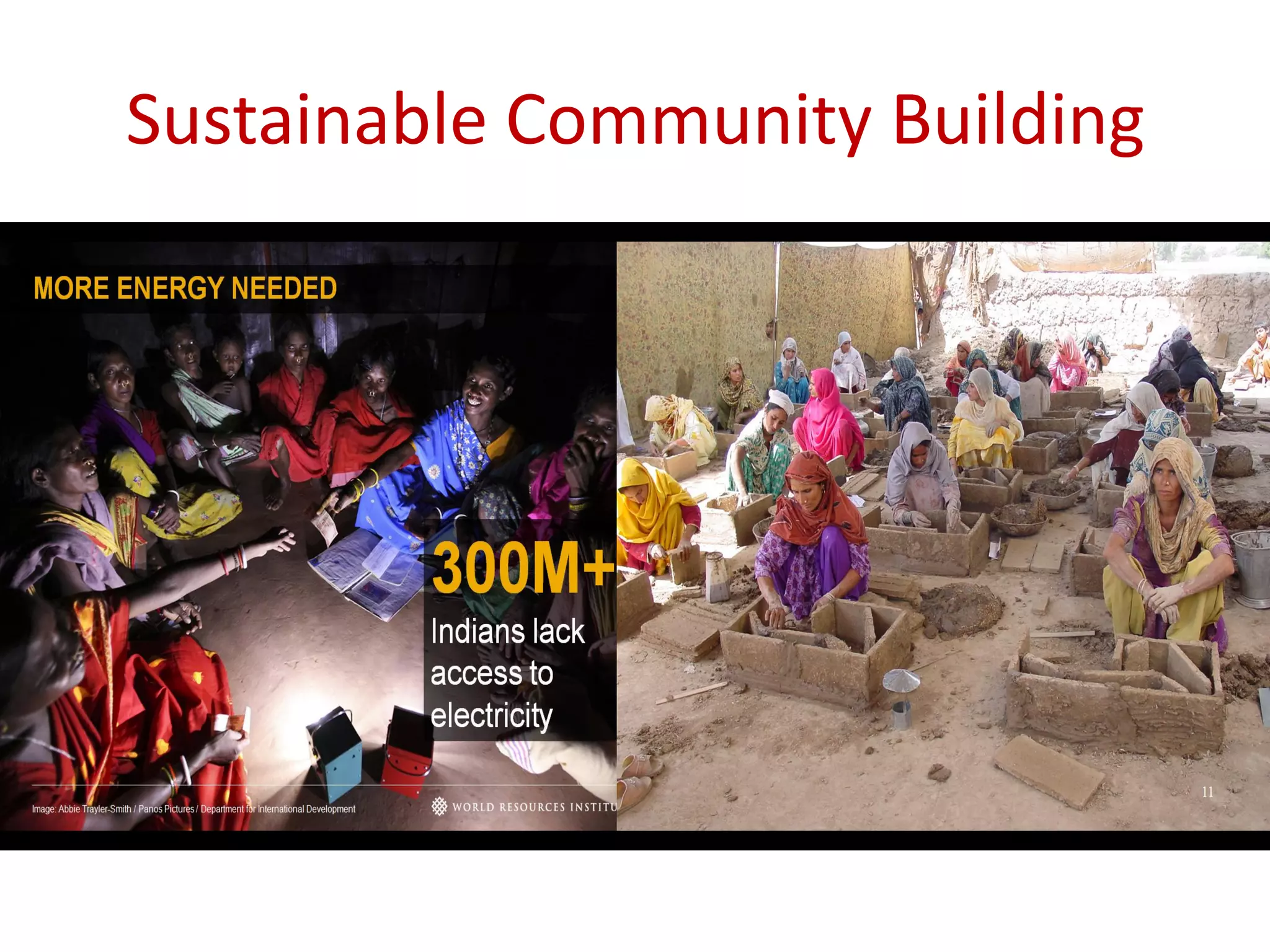 Sustainable Community Building
 