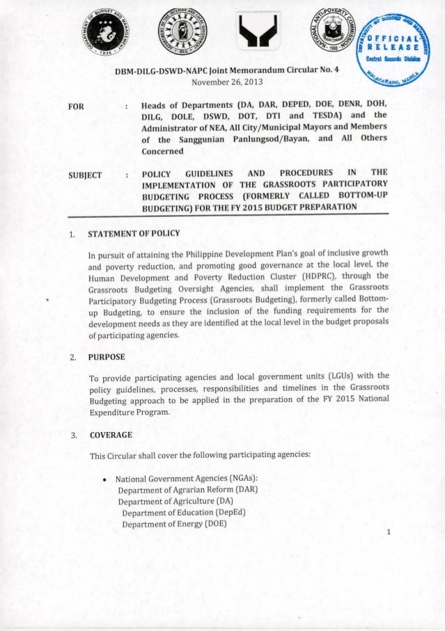 2015 grassroots budgeting guidelines scanned pdf budgeting guidelines