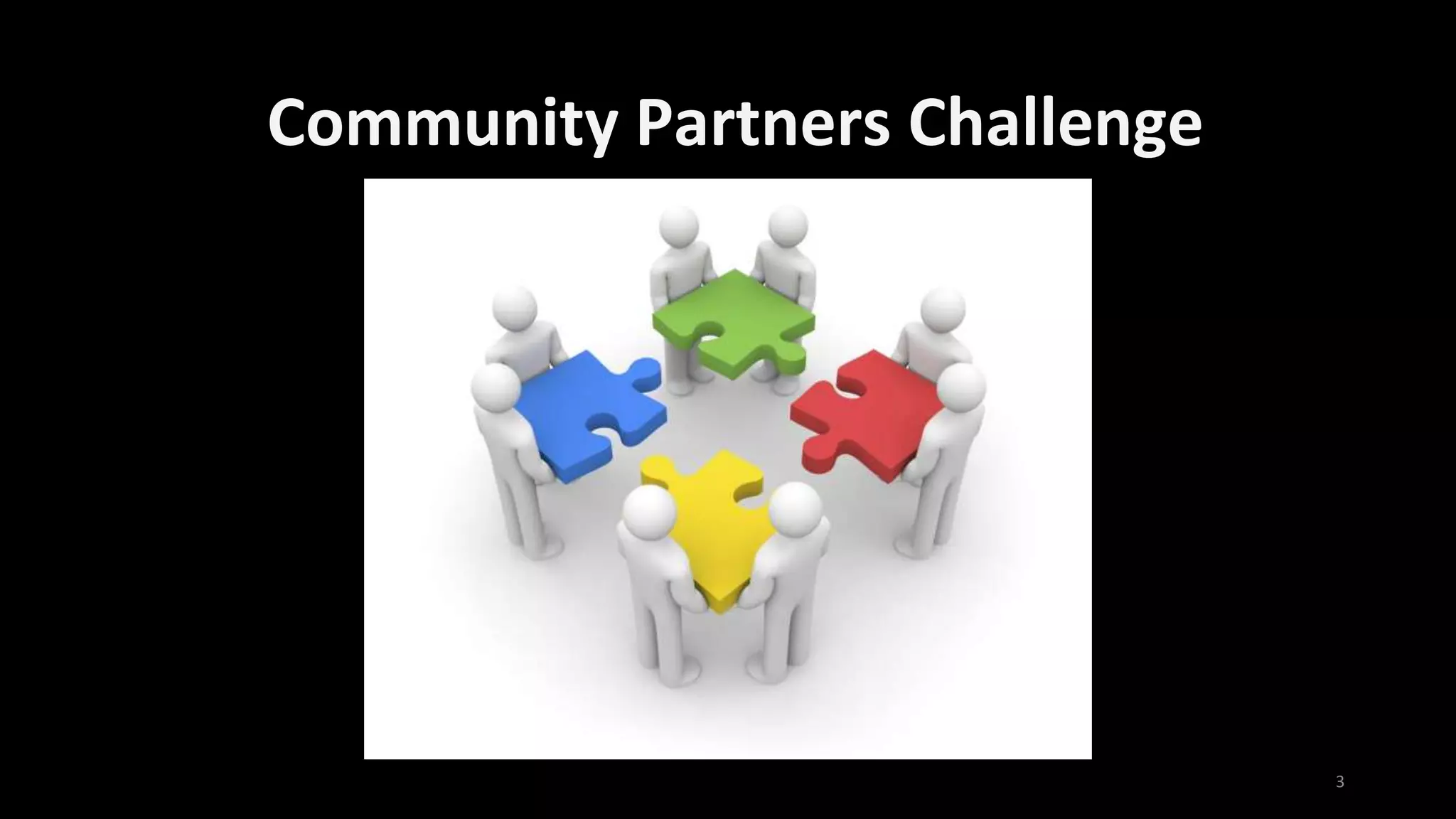 10
Community Partners Challenge
3
 