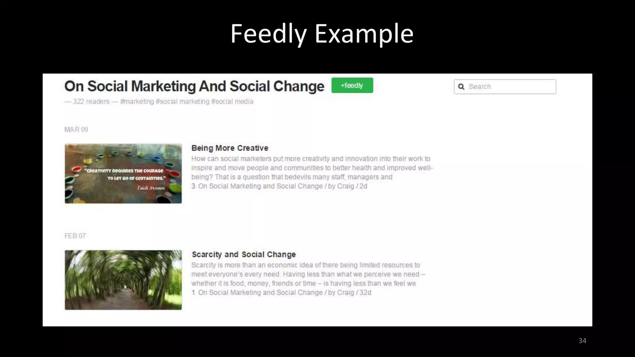Feedly Example
34
 